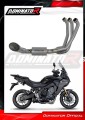 sistema de escape completo con silenciador DOMINATOR Full System GP3 EX compatible con la motocicleta Yamaha Tracer 9 / GT 2025  2026 2