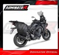 sistema de escape completo con silenciador DOMINATOR Full System HP6 negro EX compatible con la motocicleta Yamaha Tracer 9 / GT 2025  2026 5