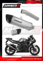 escape silenciador DOMINATOR homologado titanio HP6 compatible con la motocicleta Yamaha YZF R6 2003  2005 5