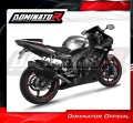 wydech tłumik DOMINATOR Homologowany HP6 CZARNY pasujący do motocykla Yamaha YZF R6 2003 - 2007 2
