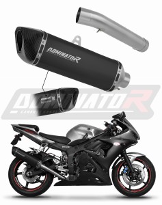 Yamaha YZF R6 2003 - 2005 EU Homologado aprobado Silenciador Escape HP6 BLACK + dB killer