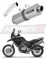 escape silenciador DOMINATOR oval compatible con la motocicleta BMW F650GS 2004  2007
