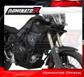 Defensas de acero inoxidable negro DOMINATOR  compatible con la motocicleta Yamaha Tenere 700 2019  2020 4