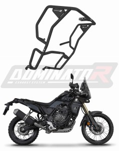 Yamaha Tenere 700 2021 - 2024 Barras de protección de acero inoxidable NEGRO