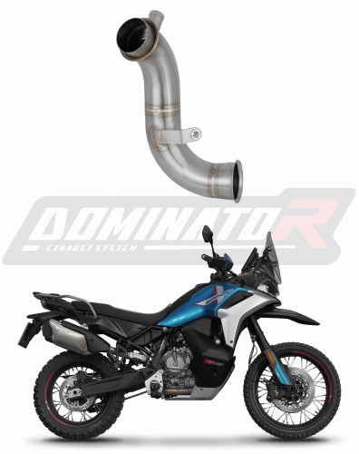 decat silenciador central DOMINATOR Mid Pipe compatible con la motocicleta CF MOTO 800 MTX 2025