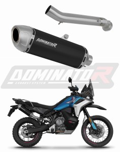 CF MOTO 800 MT-X 2025 Silenciador Escape S6 NEGRO + dB killer