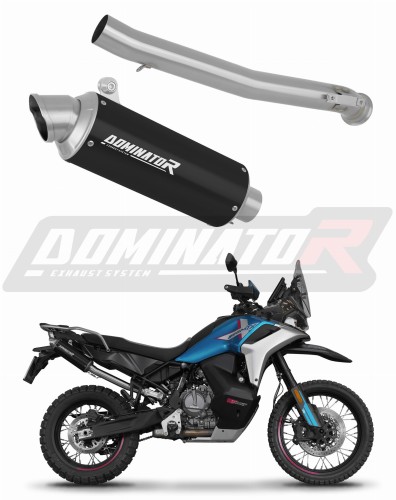 Silenciador Deportivo DOMINATOR Para BMW F850GS 2021-2022 - Negro Con Tratamiento Cerámico, Acero Inoxidable
