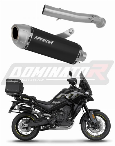 exhaust muffler DOMINATOR S6 BLACK fits to CF MOTO 800 MT 2022  2025