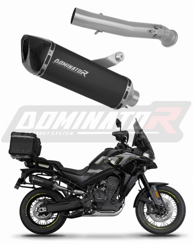 exhaust muffler DOMINATOR HP6 BLACK fits to CF MOTO 800 MT 2022  2025