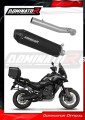 escape silenciador DOMINATOR MX2 negro compatible con la motocicleta CF MOTO 800 MT 2022  2025 2
