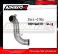 decat silenciador central DOMINATOR Mid Pipe compatible con la motocicleta CF MOTO 800 MT 2024  2025 6