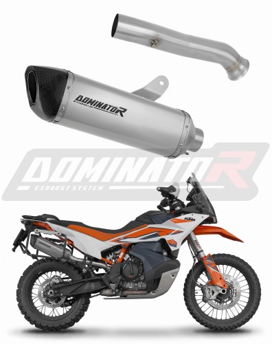 KTM 790 Adventure / R 2019 2025 Exhaust Muffler Auspuff Sportauspuff Silencer Echappement Silencieux Scarico Scarichi Escape Toba de esapament Avgas Ljuddämpare Wydech Tłumik Carbon Tip Tytanowy HP6 Titanium Titane Titan Dominator x