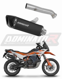 KTM 790 Adventure / R 2019 - 2025  Silenciador Escape HP6 NEGRO + dB killer