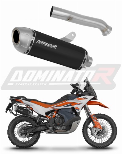 escape silenciador DOMINATOR S6 negro compatible con la motocicleta KTM 890 Adventure / R 2021  2025
