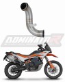 KTM 890 Adventure / R 2021 2024 Euro 5 Exhaust Cat Eliminator Catalyst Catalytic Converter Mid Pipe Down Pipe Linkpipe Decat Downpipe DOMINATOR x