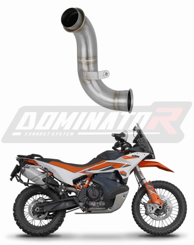 decat mid muffler DOMINATOR Mid Pipe fits to KTM 890 Adventure / R 2021  2024