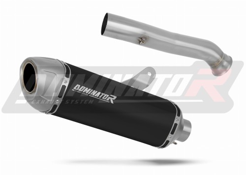 exhaust muffler DOMINATOR S6 BLACK fits the motorcycle Husqvarna NORDEN 901 2022   2025