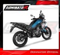 complete exhaust system with muffler DOMINATOR Full System MX2 BLACK fits the motorcycle CF MOTO 450 MT 2024   2026