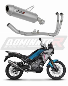 CF MOTO 450 MT 2024 - 2026 (Euro 5+) Sistema de escape Colector Silenciador S6 + dB killer