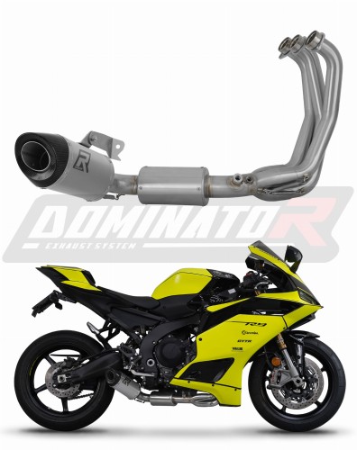 sistema de escape completo con silenciador DOMINATOR Full System titanio HP8 compatible con la motocicleta Yamaha YZF R9 2025  6