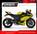sistema de escape completo con silenciador DOMINATOR Full System S6 negro compatible con la motocicleta Yamaha YZF R9 2025  5