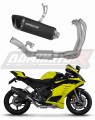 sistema de escape completo con silenciador DOMINATOR Full System HP6 negro compatible con la motocicleta Yamaha YZF R9 2025