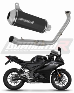 Yamaha YZF R125 2024 - 2025 (Euro 5+) Sistema de escape Colector Silenciador OV G2 NEGRO + dB killer