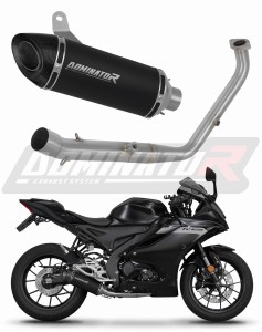 Yamaha YZF R125 2024 - 2025 (Euro 5+) Sistema de escape Colector Silenciador HP8 NEGRO + dB killer
