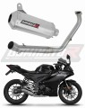 sistema de escape completo con silenciador DOMINATOR Full System OV G2 compatible con la motocicleta Yamaha YZF R125 2021  2024