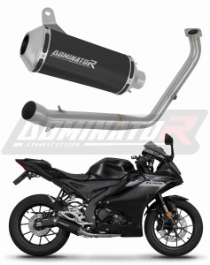 Yamaha YZF R125 2021 - 2024 (Euro 5) Sistema de escape Colector Silenciador OV G2 NEGRO + dB killer