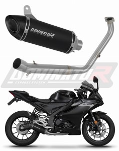 Yamaha YZF R125 2021 - 2024 (Euro 5) Sistema de escape Colector Silenciador HP8 NEGRO + dB killer