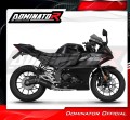 sistema de escape completo con silenciador DOMINATOR Full System HP8 negro compatible con la motocicleta Yamaha YZF R125 2021  2024 4