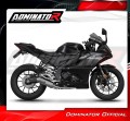 sistema de escape completo con silenciador DOMINATOR Full System OV G2 compatible con la motocicleta Yamaha YZF R125 2024  2025 4