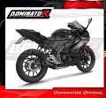 sistema de escape completo con silenciador DOMINATOR Full System HP8 negro compatible con la motocicleta Yamaha YZF R125 2024  2025 3
