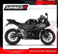 sistema de escape completo con silenciador DOMINATOR Full System HP8 negro compatible con la motocicleta Yamaha YZF R125 2024  2025 4