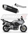 escape silenciador DOMINATOR S6 negro compatible con la motocicleta Suzuki GSF BANDIT 1200 2001  2005 5