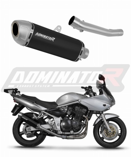escape silenciador DOMINATOR S6 negro compatible con la motocicleta Suzuki GSF BANDIT 1200 2001  2005 5