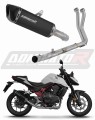 Honda CB 750 Hornet 2024 2025 Motorcycle Muffler Auspuff Sportauspuff Silencer Echappement Silencieux Scarico Scarichi Escape Wydech Tłumik HP6 BLACK Dominator Exhaust System x