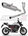 sistema de escape completo con silenciador DOMINATOR Full System S6 compatible con la motocicleta Honda CB 750 Hornet 2023