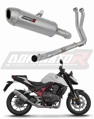 sistema de escape completo con silenciador DOMINATOR Full System S6 compatible con la motocicleta Honda CB 750 Hornet 2023