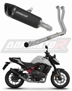 Honda CB 750 Hornet 2023 Sistema de escape Colector Silenciador HP6 NEGRO + dB killer
