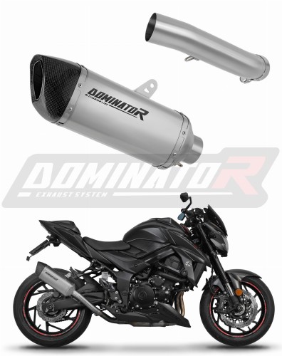 escape silenciador DOMINATOR titanio HP6 compatible con la motocicleta Suzuki GSXS 750 2017  2020