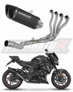 Suzuki GSX-S 750 2017-2020 Sistema de escape Colector Silenciador HP6 NEGRO + dB killer