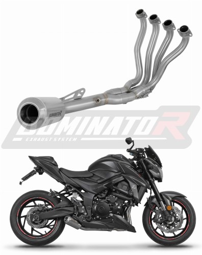 complete exhaust system with muffler DOMINATOR Full System GPS fits to Suzuki GSXS 750 2017  2020