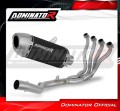 kompletny układ wydechowy z tłumikiem DOMINATOR Full System S6 CZARNY pasujący do motocykla Suzuki GSX-S 750 2017 - 2020 2