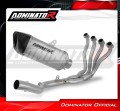 sistema de escape completo con silenciador DOMINATOR Full System titanio HP6 compatible con la motocicleta Suzuki GSXS 750 2017  2020 2