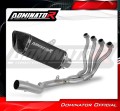 complete exhaust system with muffler DOMINATOR Full System HP6 BLACK fits to Suzuki GSXS 750 2017  2020 2
