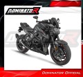 complete exhaust system with muffler DOMINATOR Full System HP6 BLACK fits to Suzuki GSXS 750 2017  2020 5