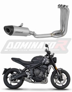 Triumph Trident 660 2021 - 2024 Sistema de escape Colector Silenciador Titanio HP8 + dB killer