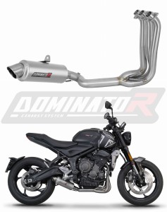 Triumph Trident 660 2021 - 2024 Sistema de escape Colector Silenciador GPF + dB killer